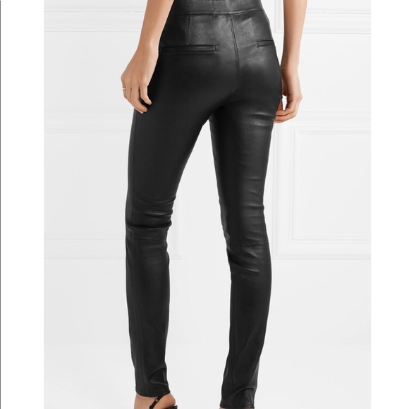 Helmut Lang Stretch Leather Leggings - Picture 3 of 6